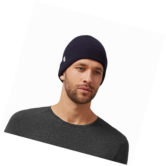 On Merino Beanie Férfi Kalap Sötétkék | NBY981263