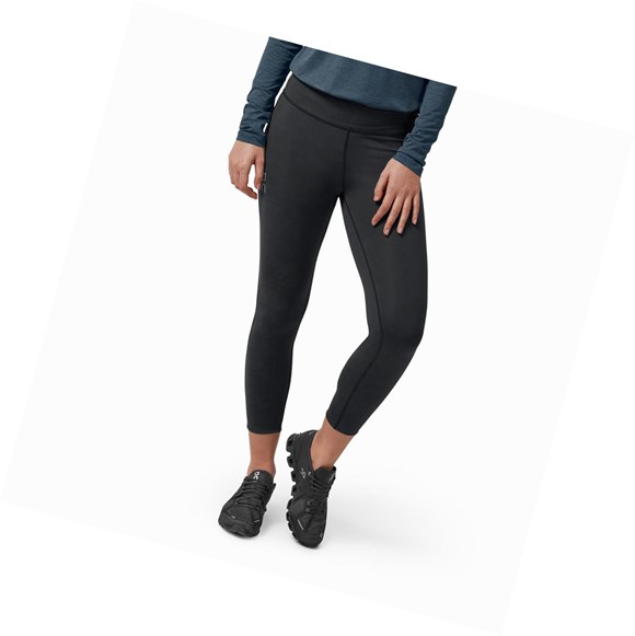 On Tights 7/8 Női Running Leggings Fekete | ICL348769