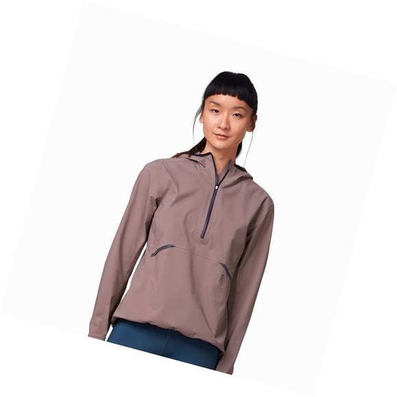 On Vízálló Anorak Női Kabát Lila | ODR182735